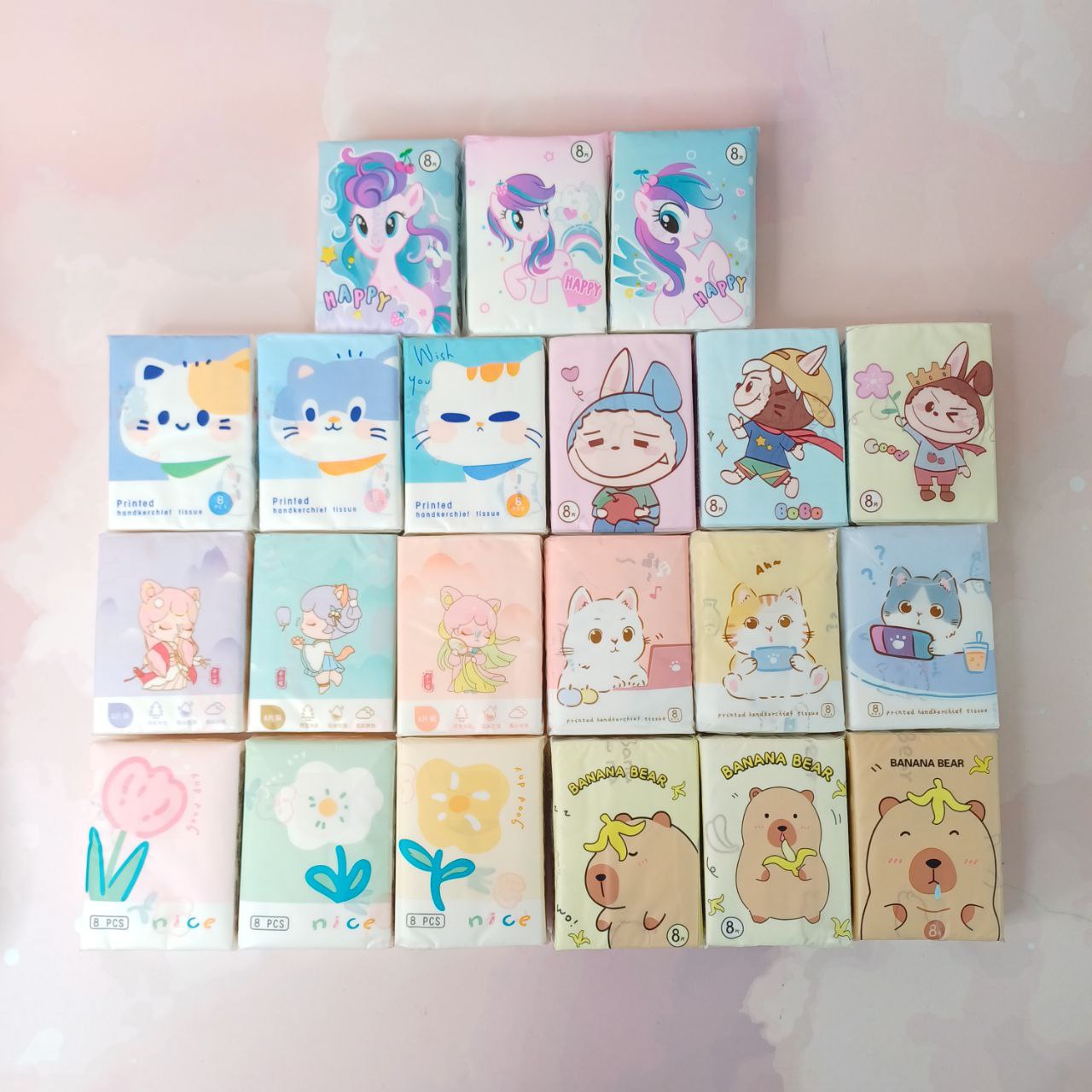 دستمال کاغذی طرح دار